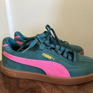 Puma sneakers - Green and Pink